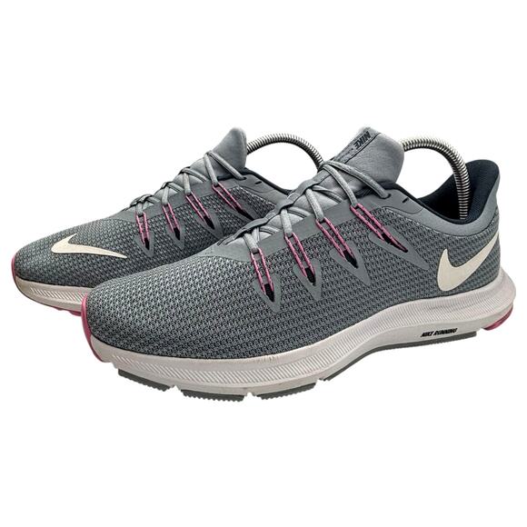 Nike Downshifter 8 Running Shoes Women’s 9.5 Gray Pink Lightweight Athleisure - Picture 1 of 16
